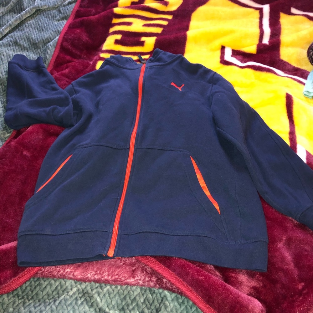 Puma zip up sweatshirt